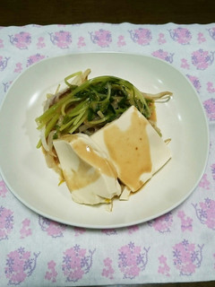 豚バラ肉・もやし・豆腐の重ね蒸し-レシピのメイン写真