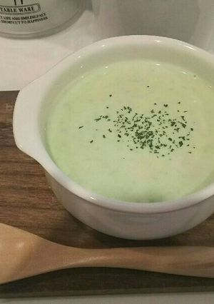 冷凍枝豆で作る枝豆のポタージュスープ♡-レシピのメイン写真
