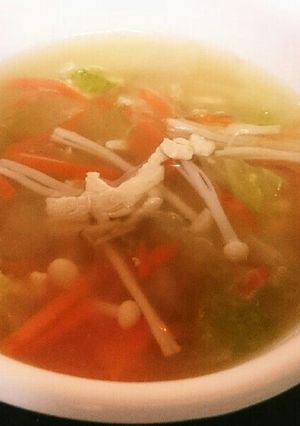 白菜とえのきのほんわかスープ-レシピのメイン写真