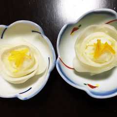 特別な日に...ゆず大根で椿寿司-レシピのメイン写真