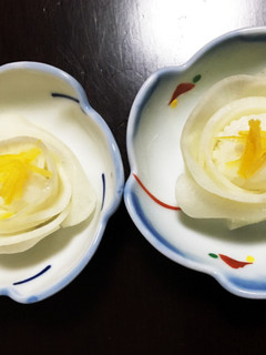 特別な日に...ゆず大根で椿寿司-レシピのメイン写真