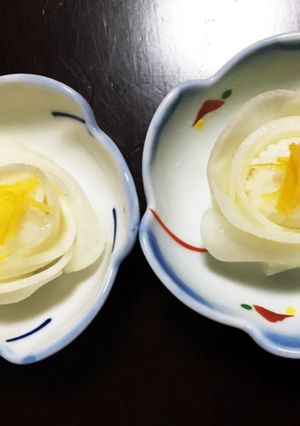特別な日に...ゆず大根で椿寿司-レシピのメイン写真