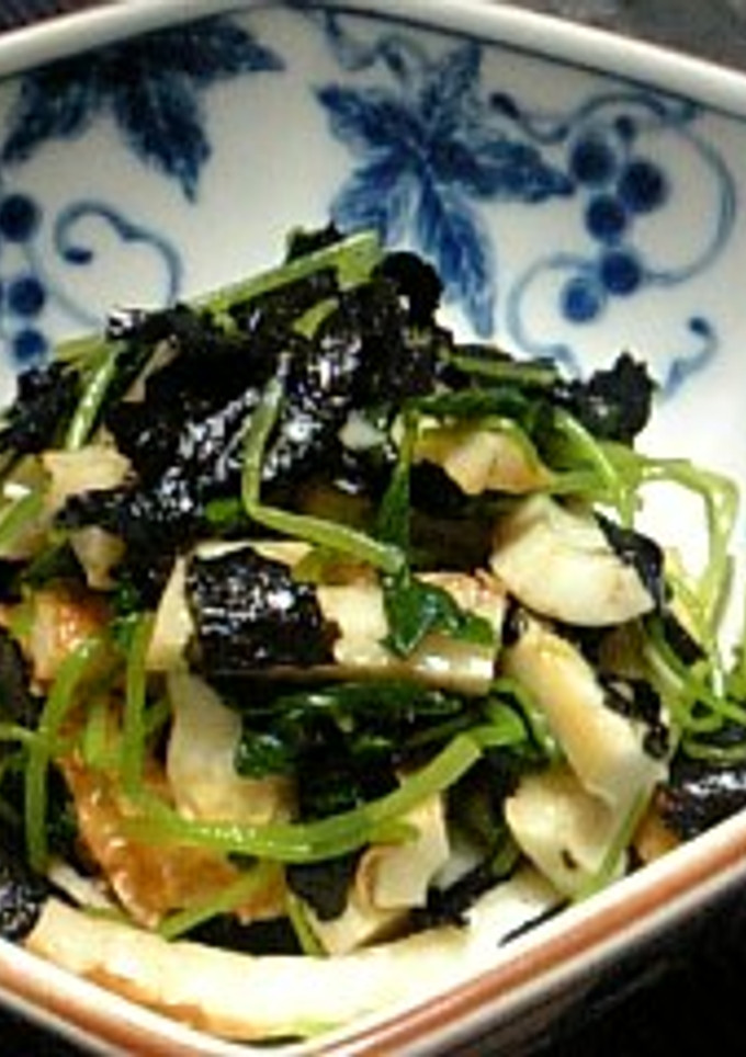 簡単　かまぼこと三つ葉の海苔わさび和え-レシピのメイン写真