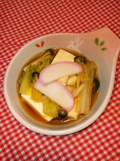 (薄味) 白菜と豆腐のあっさり煮-レシピのメイン写真