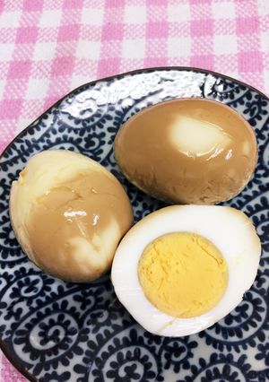 簡単便利なゆで卵のめんつゆ漬け-レシピのメイン写真