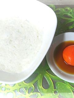 簡単丼☆お腹に優しいふわとろ卵かけご飯♪-レシピのメイン写真