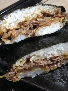 【減塩】牛丼風おにぎらず-レシピのメイン写真