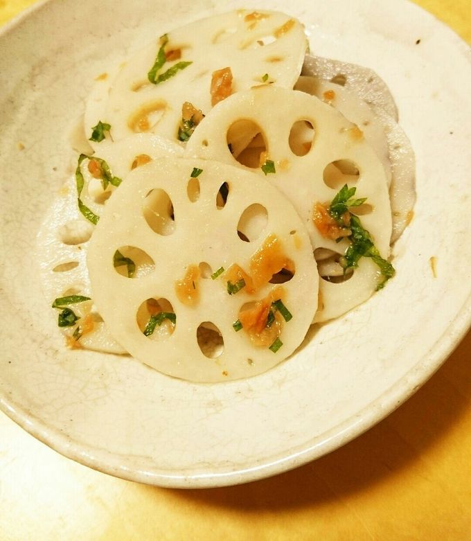 れんこんの梅肉しそ和え-レシピのメイン写真