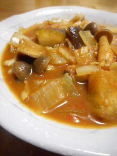 なすとトマトとしめじのカレー煮-レシピのメイン写真