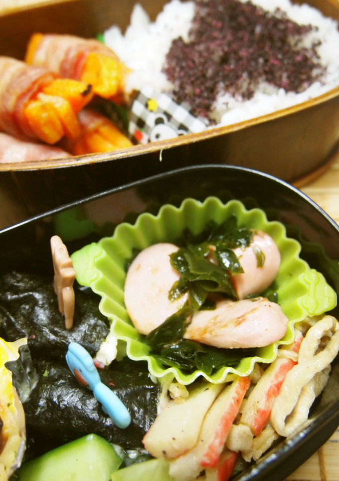 魚肉ソーセージとわかめの簡単いため☆-レシピのメイン写真