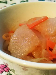 大根とにんじんとしょうがの炒め煮-レシピのメイン写真