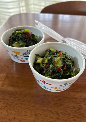 冷めても美味しい！菜葉の旨辛炒め-レシピのメイン写真