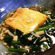 餅入りおあげさんの中華風あんかけ