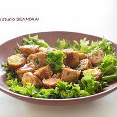 รูปของ 豚しゃぶ肉で三色包み 甘酢あん