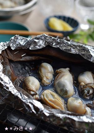 熱々を食べる♪牡蠣の昆布焼き-レシピのメイン写真