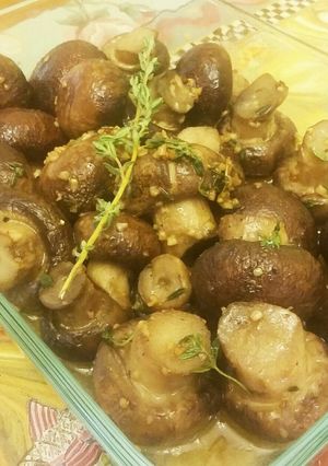 ガーリックバター風味のマッシュルーム焼き-レシピのメイン写真