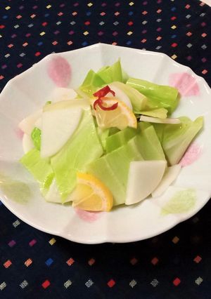 かぶとキャベツの辛味レモン漬け-レシピのメイン写真