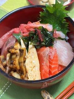 お刺身でおうち海鮮丼♪-レシピのメイン写真