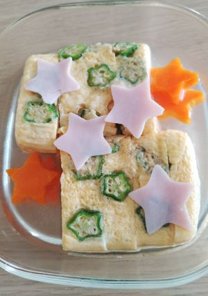 お星さまの冷製だし巻き※七夕の夕飯-レシピのメイン写真