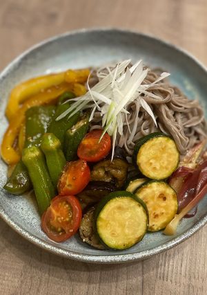 夏野菜の南蛮そば-レシピのメイン写真