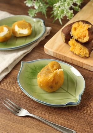 さつまいものクリームチーズ茶巾-レシピのメイン写真