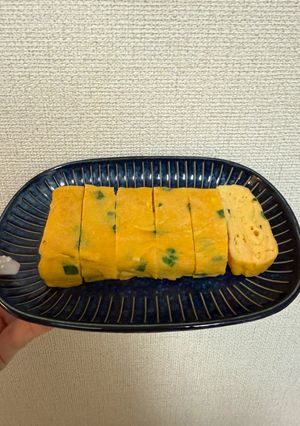 小ネギ入り卵焼き-レシピのメイン写真