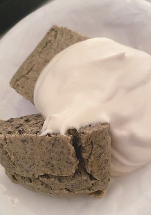 黒胡麻米粉ケーキ-レシピのメイン写真