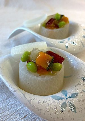 大根の器で✨根菜のトロトロあん詰め-レシピのメイン写真