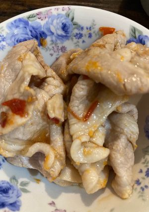 茹で豚　豆板醤と柚子ポン-レシピのメイン写真