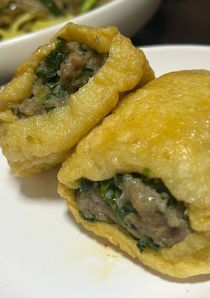 油揚げを使ったニラ餃子-レシピのメイン写真