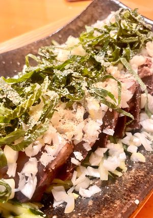 薬味たっぷり！簡単美味しいカツオのたたき-レシピのメイン写真