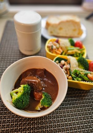 ビーフシチュー弁当-レシピのメイン写真