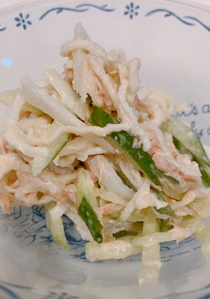 切り干し大根と大根の、W大根サラダ-レシピのメイン写真