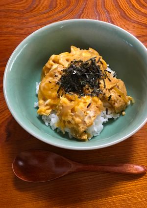 ほっこり甘めの懐かしい卵丼-レシピのメイン写真