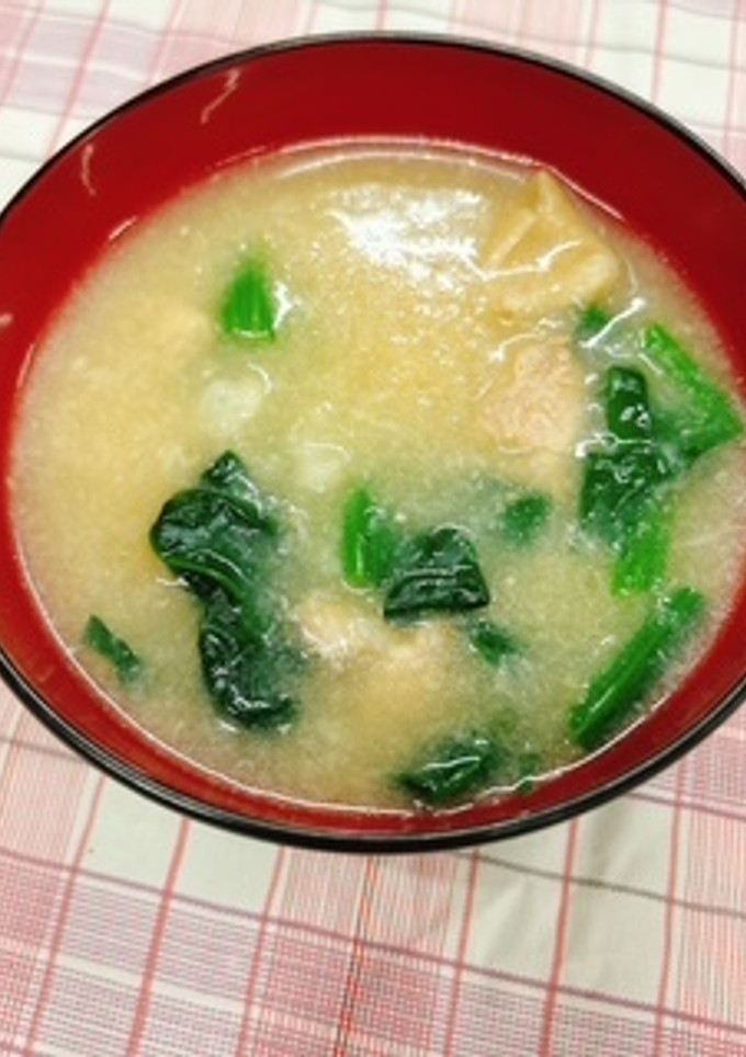 ほうれん草ととろろの鶏ねばねばスープ-レシピのメイン写真
