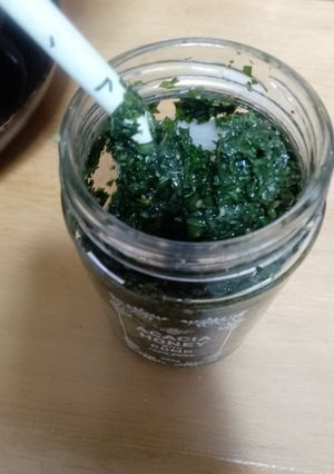 包丁1本で！ジェノベーゼペースト作り-レシピのメイン写真