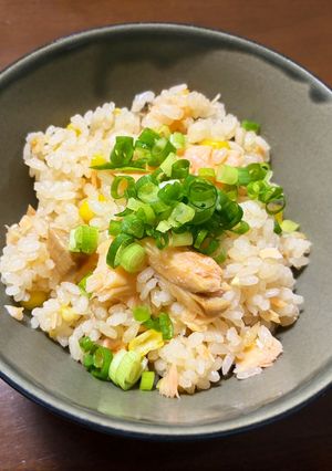とうもろこしと鮭の炊き込みバターご飯-レシピのメイン写真