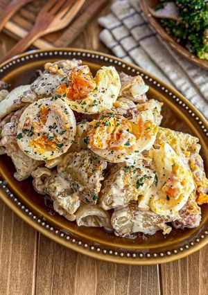 焼き新じゃがと半熟卵《デリ風♡サラダ》-レシピのメイン写真