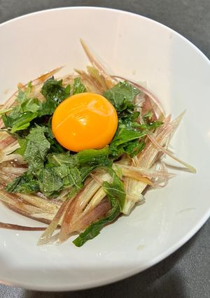 ミョウガ の ユッケ-レシピのメイン写真