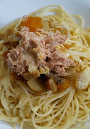 味噌根菜ラタトゥイユパスタ-レシピのメイン写真