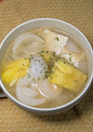 疲労回復☆パイナップル味噌汁-レシピのメイン写真