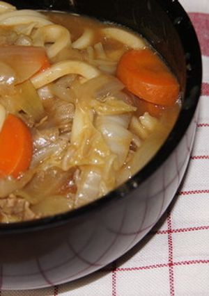 冬野菜　体ぽかぽかカレーうどん-レシピのメイン写真