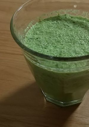 栄養◎ほうれん草りんごの甘酒スムージー-レシピのメイン写真