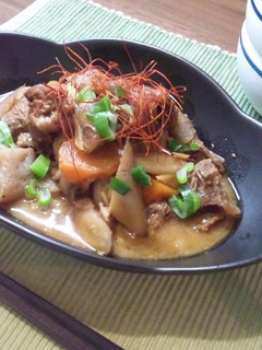 甘トロ♪ 牛すじの白味噌煮込み-レシピのメイン写真