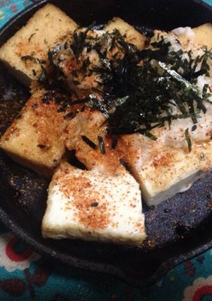 簡単！厚揚げとろろ焼き-レシピのメイン写真