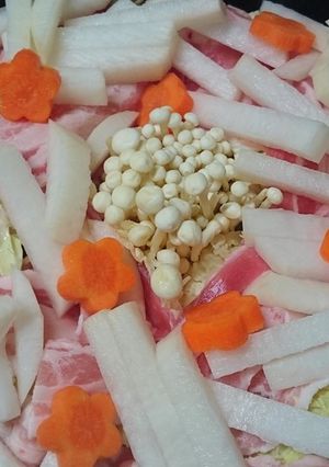 野菜たっぷり！白菜鍋（味噌味）-レシピのメイン写真