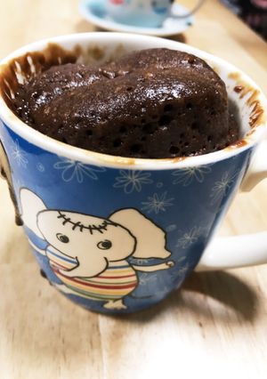 レンジで簡単！マグカップケーキ(チョコ)-レシピのメイン写真