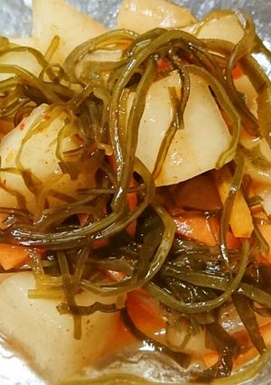 市販のキムチ漬けの素で簡単カクテキ-レシピのメイン写真