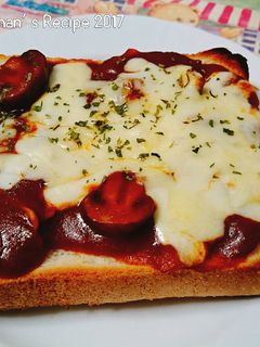 ハヤシトースト-レシピのメイン写真