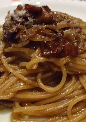 バルサミコとベーコンで大人のパスタ-レシピのメイン写真